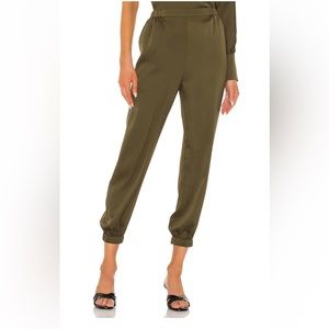 L’ACADEMIE THE REINA CROP PANT XS OLIVE GREEN